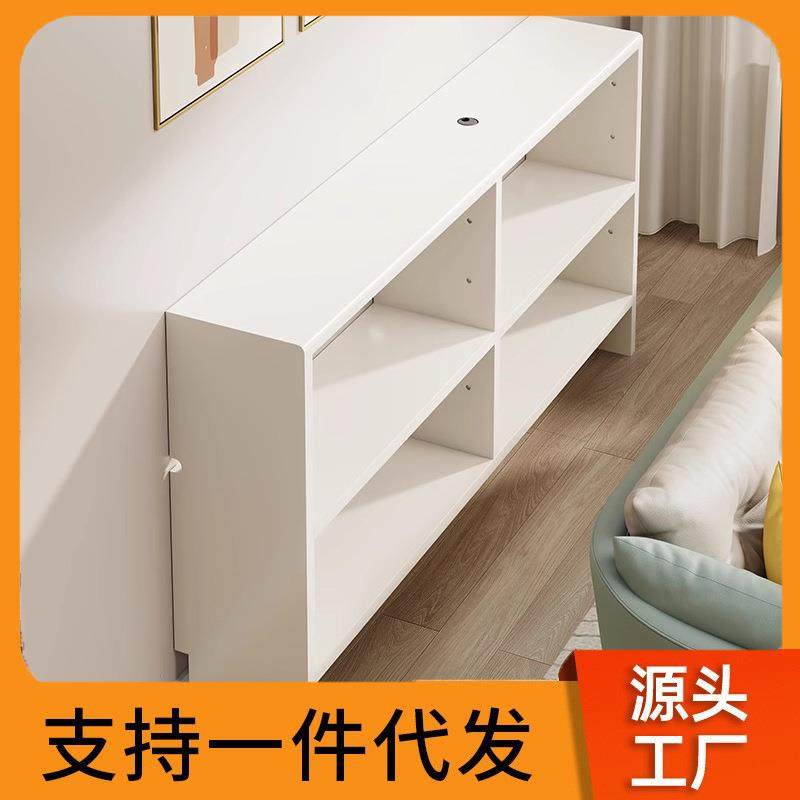 沙发后置物架暖气片长条桌床尾靠墙收纳架床边窄夹缝柜床头置物柜