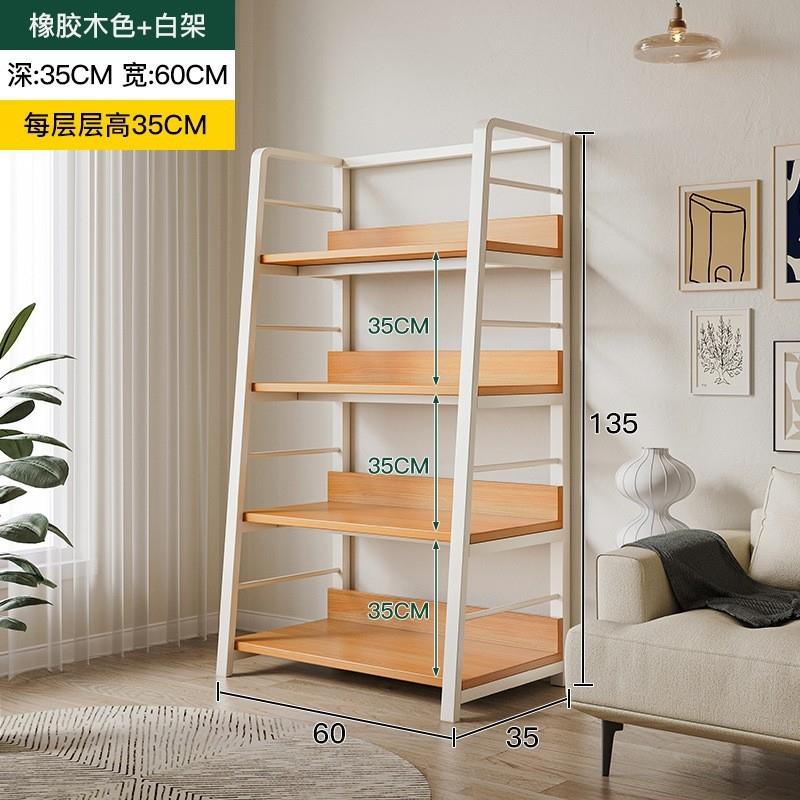 简易置物架多层收纳架子展示架客厅书架家用卧室落地储物柜子货架