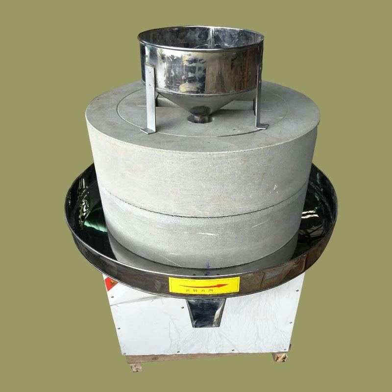 长春市电动香油石磨机小型五谷杂粮石磨机磨坊面粉机