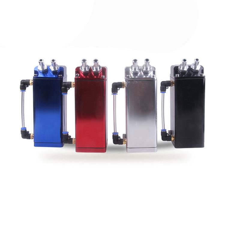 汽车改装件油壶方型机油透气壶D1集油壶铝合金油壶改装油壶750ML