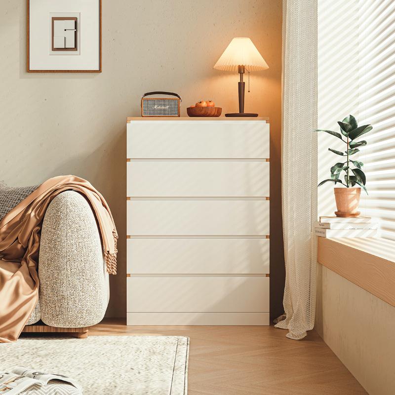 斗柜五斗柜卧室简约现代客厅五斗橱储物柜抽屉式收纳柜实木腿柜子