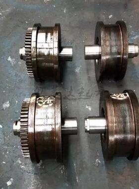 起重机行车轮单梁LD300 400加厚车轮行走轮轨道小轮