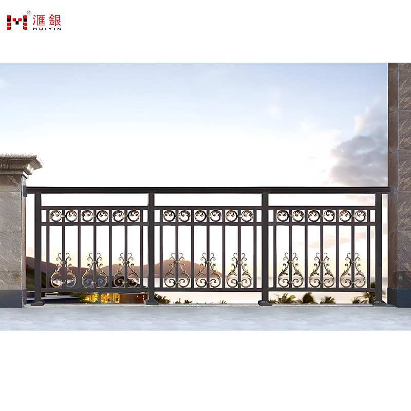 欧式铝艺护栏别墅高端铝合金围栏自建房花园金属围墙栅栏阳台栏杆