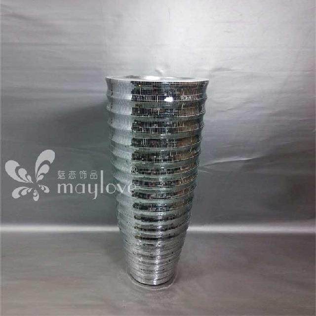 细玻璃条落地大花插 花插花盆花盘 盆型氧化镁花瓶家居饰品