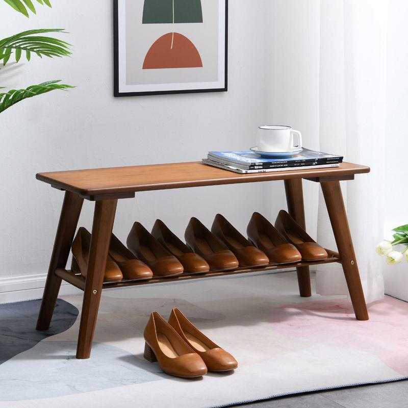 轻奢换鞋凳家用入户门口鞋柜玄关进门实木穿鞋凳可坐人床尾长条凳