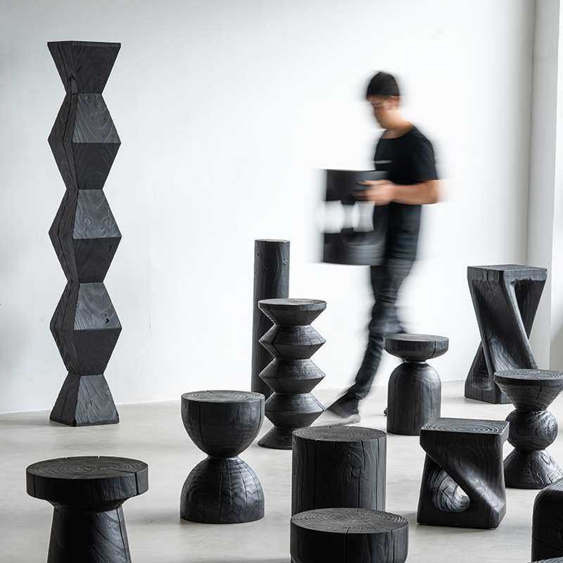 侘寂风实木墩子椅碳化原木凳 民宿矮凳摆件床头角几 纯实木木墩椅,模玩/动漫/周边/娃圈三坑/桌游,模型制作工具/辅料耗材,淘宝优惠券,粉丝福利购,淘宝优惠卷