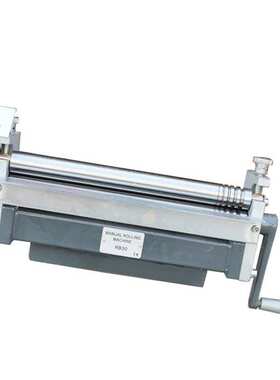 Hand cranked plate rolling machine, manual drum machine