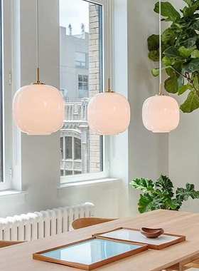 丹麦设计师VL45玻璃灯北欧球形卧室酒店餐厅吧台床头吊灯极简