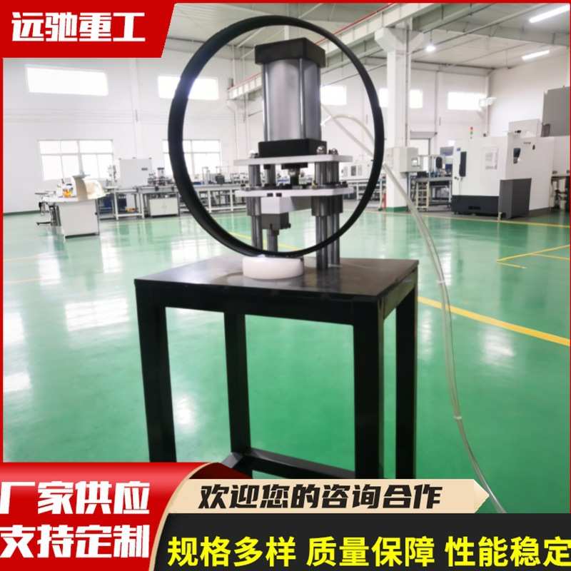 气动铝材料头组角机 画框镜框弯圆锁口机 铝型材链接扣压设备