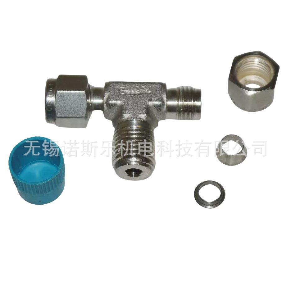 SWAGELOK世伟洛克不锈钢三通外螺纹NPT接头SS-600-3-6TTM
