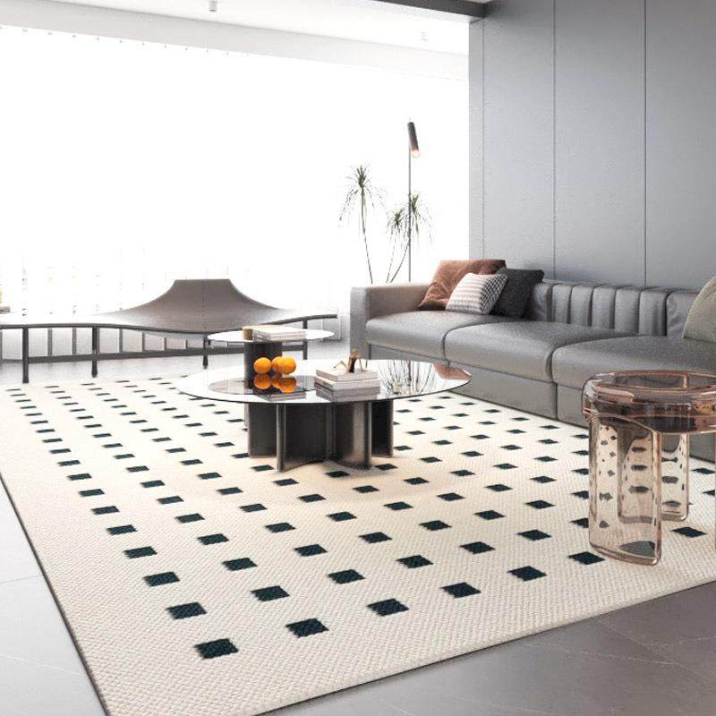 新西兰羊毛混纺菠萝圏地毯客厅沙发简约现代棋盘格黑石地毯茶几毯,鲜花速递/花卉仿真/绿植园艺,割草机/草坪机,淘宝优惠券,粉丝福利购,淘宝优惠卷