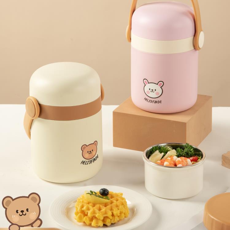 保温饭盒超长保温304不锈钢儿童上班族学生便当盒饭桶焖烧杯