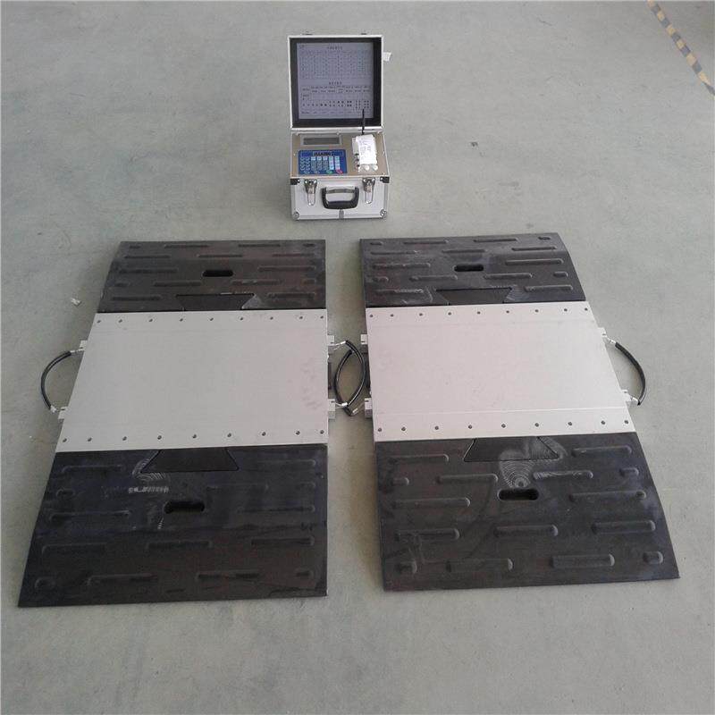 无线静态轴重秤20t30t40t便携式电子汽车衡带塑胶引坡电子地磅秤