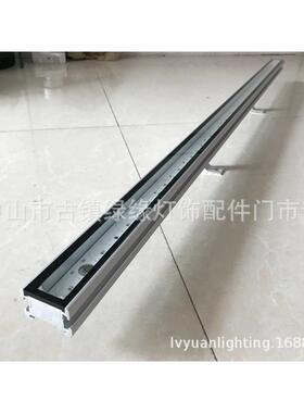 供应宽40mm高28mm低压24V3030灯珠24w堵头全防水洗墙灯外壳