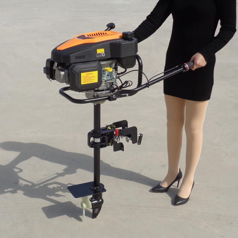 风冷两冲程3马力船挂机汽油船用船挂机大小型号挂桨机图片