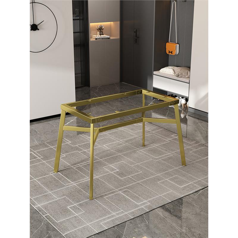 餐桌办公桌吧台桌脚支架岩板大理石实木板简约休闲桌金属桌腿底座