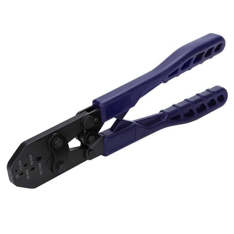 安德森插头端子压线钳连接器专用棘轮式裸端子压线钳液压夹接线钳