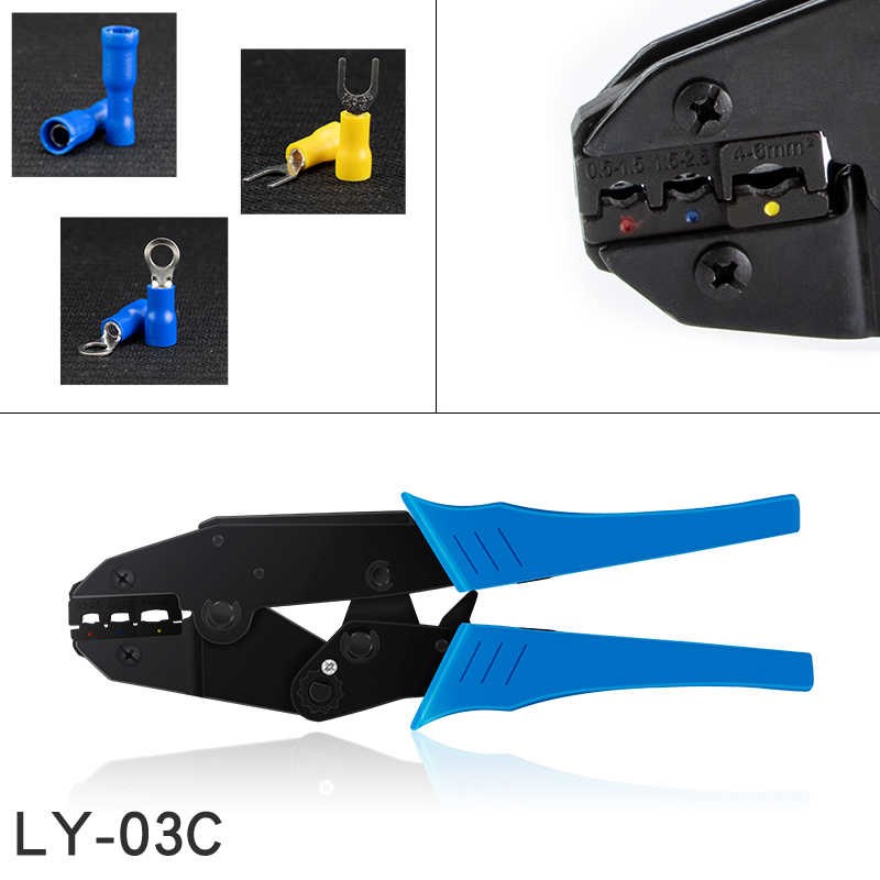 畅销电工冷e压端子钳棘轮端子钳压接钳多功能压线钳夹线钳