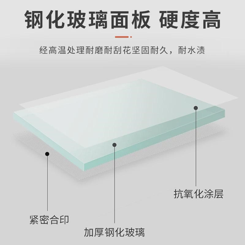 可移动沙发边几床头边柜侧边柜现代小桌子钢化玻璃茶几小户型推车