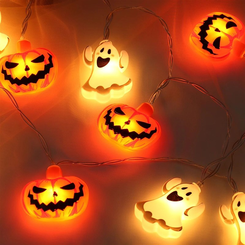 LED Holiday Halloween Pumpkin Lanterns String Light Hallowee