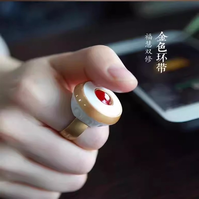 蓝牙智能计数器手按戒指型多功能云戒充电6通道迷你按键舒适