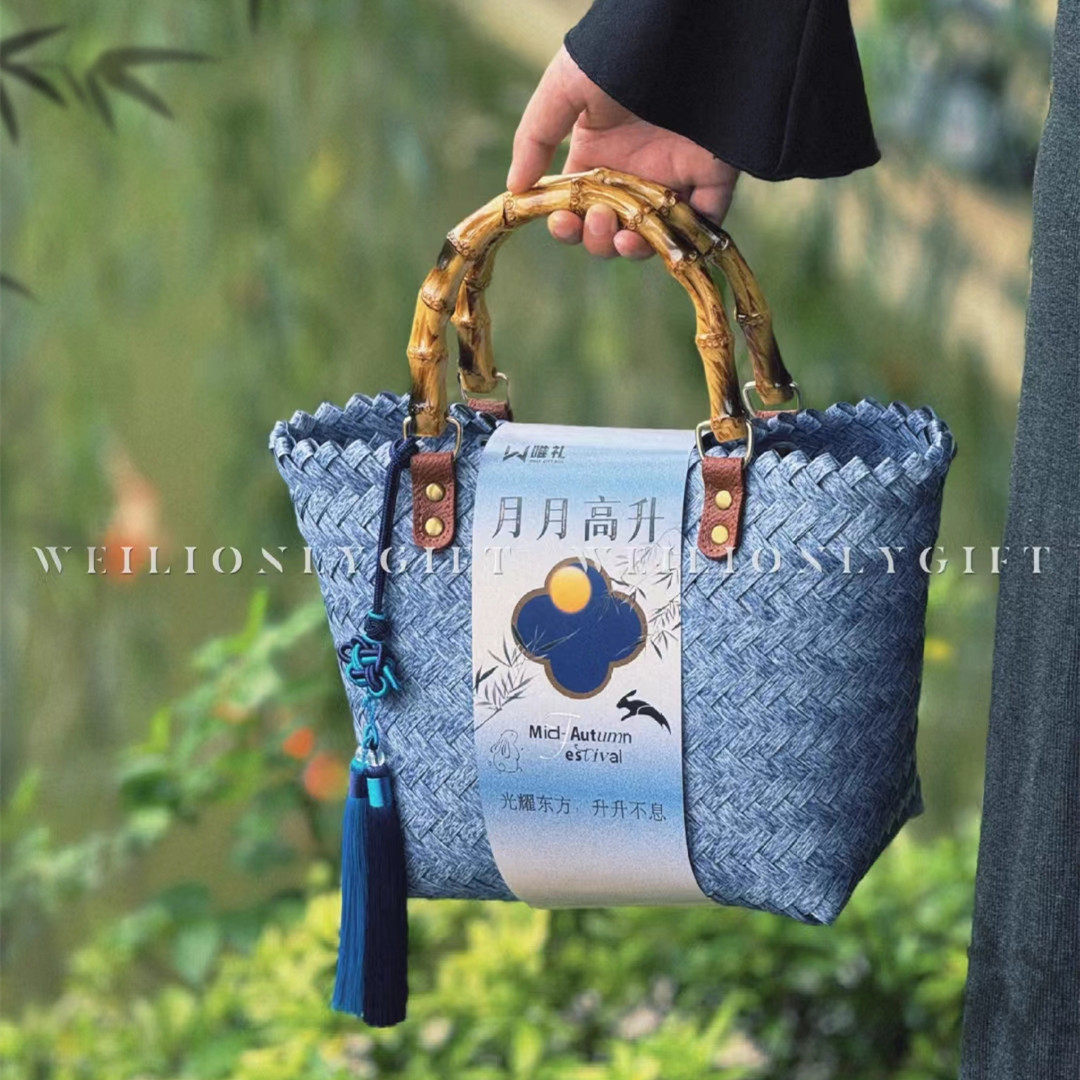 小红书爆款夏季竹节把手pcv编织