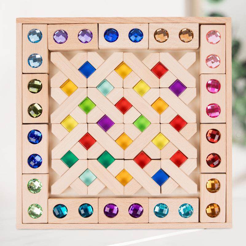 十字积木正方体亚克力水晶高透光宝石彩虹方块儿童益智感官玩具,纺织面料/辅料/配套,纺织机械配件,淘宝优惠券,粉丝福利购,淘宝优惠卷