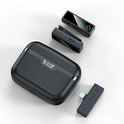 New private model J80 one-in-two wireless lavalier microphon