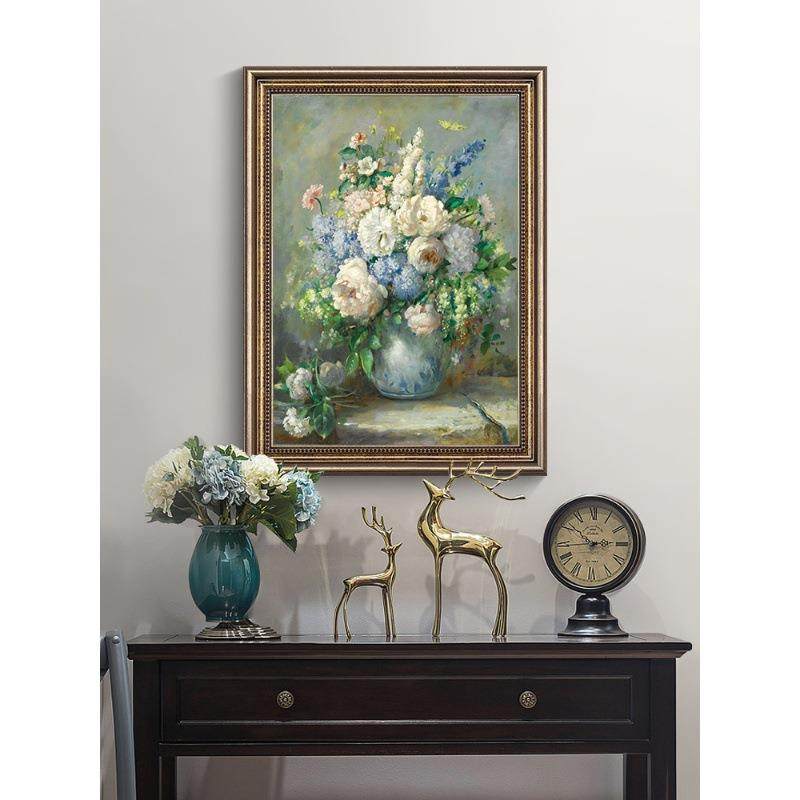 美式玄关装饰画过道油画复古花卉客厅走廊壁画入户欧式餐厅墙挂画,纺织面料/辅料/配套,纺织机械配件,淘宝优惠券,粉丝福利购,淘宝优惠卷