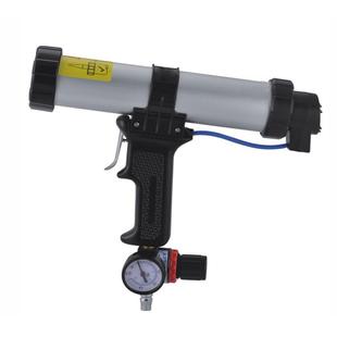 15英寸600ml香肠胶枪玻璃胶枪可调节气动压胶枪器硬胶枪