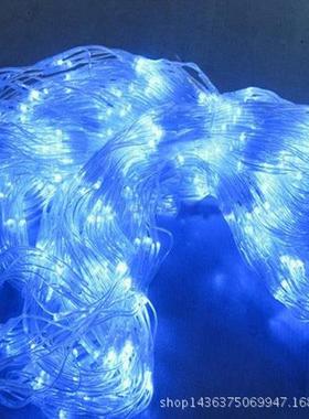 4*6米672LED蓝色网灯户外防水圣诞装饰灯渔网灯LED彩灯