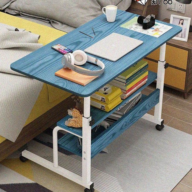 轮边几可升降简约沙发简易带桌小茶几方桌边移动电脑桌学习桌迷你