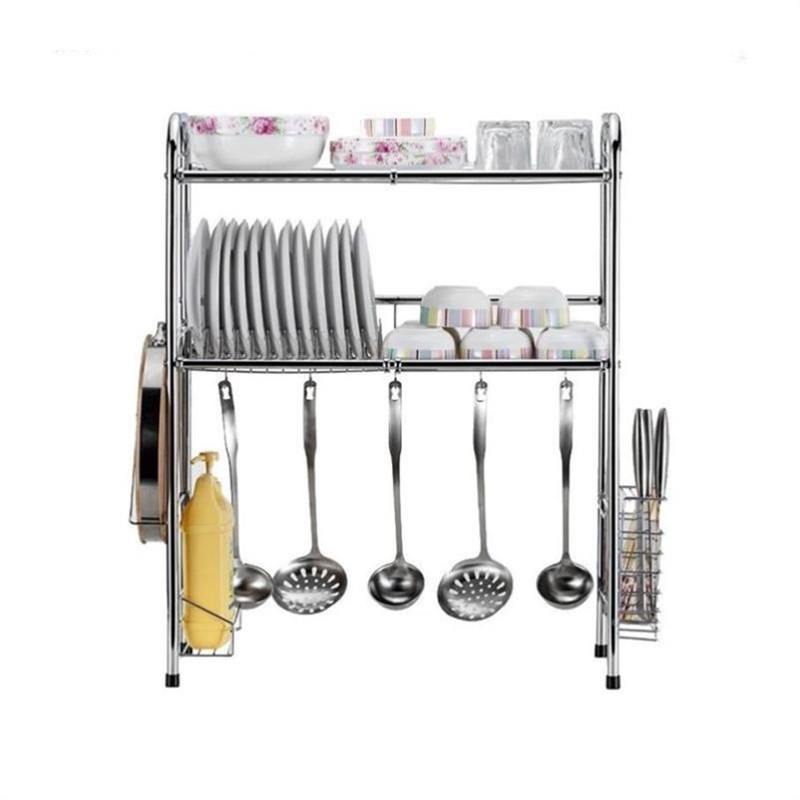 Kitchen shelf stainless steel sink rack drain rack dish