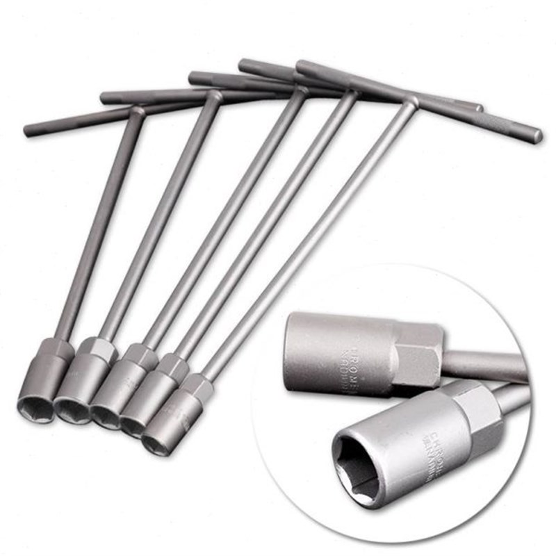 17维修工丅12mm换杆-手用号外六角T型套筒扳手汽车6mm10t字型螺钉
