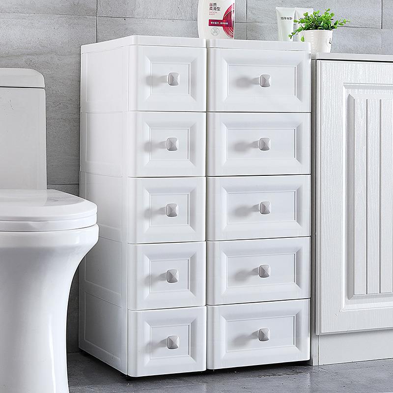 20/30cm夹缝收纳柜厨房置物架超窄边柜多层卫生间缝隙抽屉式储物