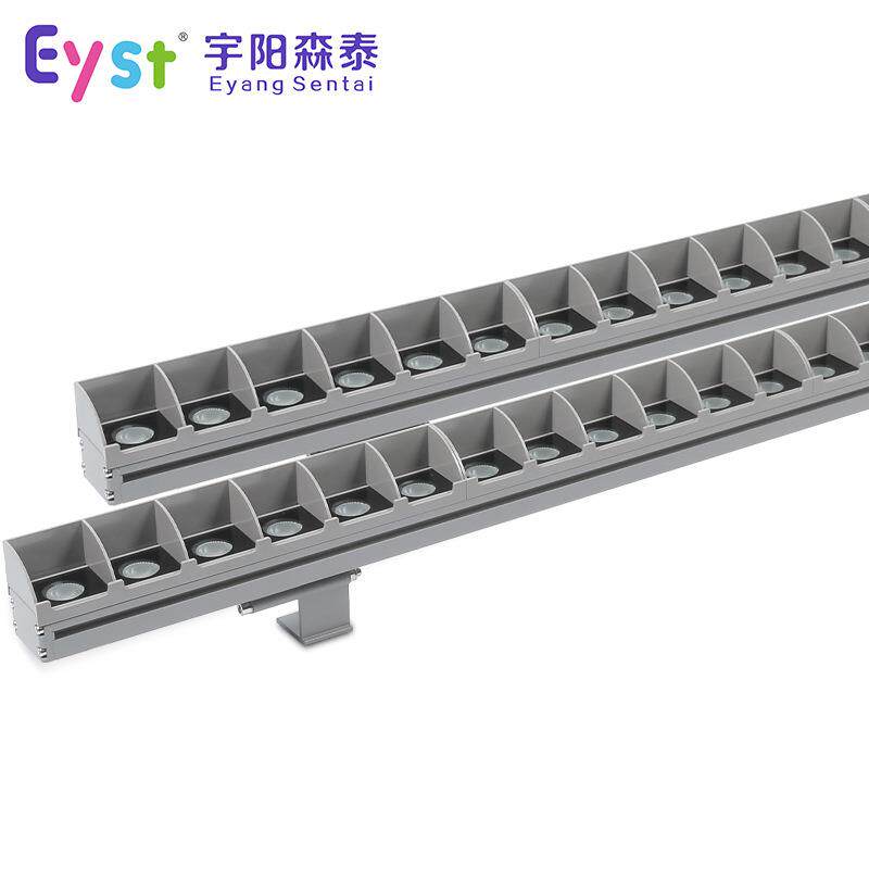 LED洗墙灯格栅条形灯防眩带荧光遮光罩新款DMX512灯具RGB防水
