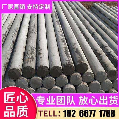 非预应力水泥电线杆18米350部分预应力中间法兰连接终端杆