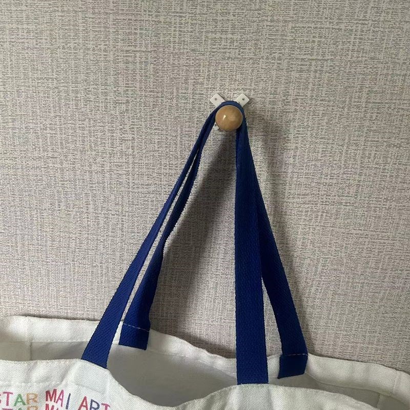 实木挂钩无痕钉衣架门后衣服展示架粉刷墙白墙衣帽钩创意原木衣钩