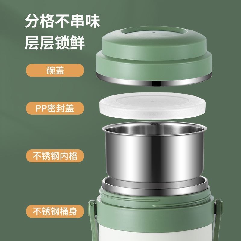 装汤容器外带保温桶饭盒便携手提汤杯上班族汤罐大容量粥杯汤盒