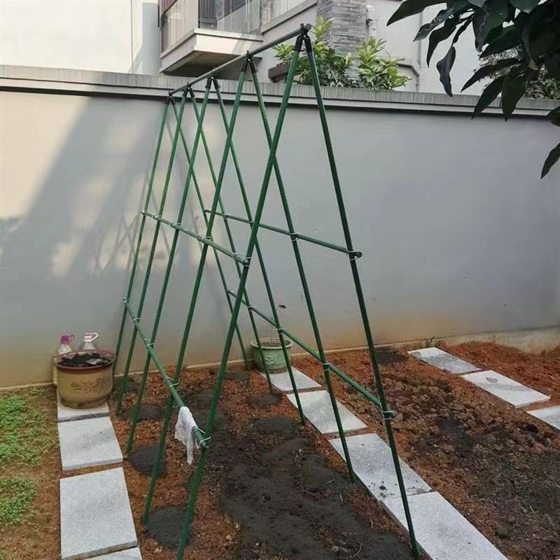 庭院豆角架黄瓜架绿植爬藤架户外花架种菜架子葡萄架钢管园艺支架