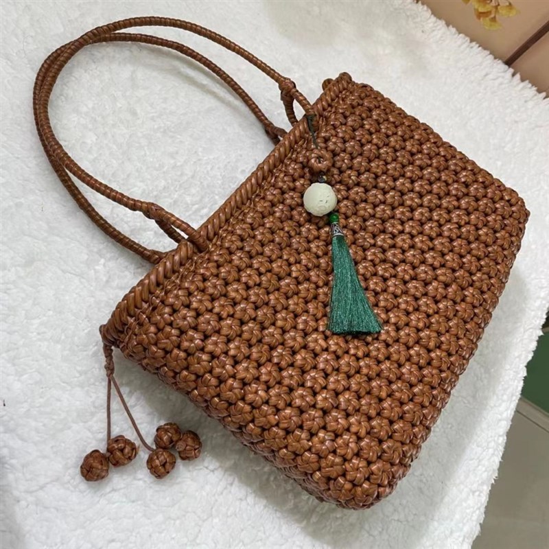 (兰馨家)拍四送一(随机送)PE仿真藤条编织包包 DIY手工 (非成品