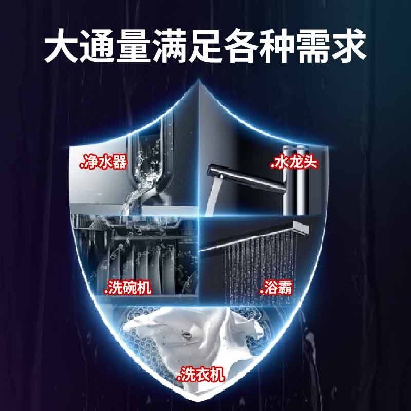 美的全屋前置过滤器家用不锈钢滤网中央净水器自来水反冲洗-48