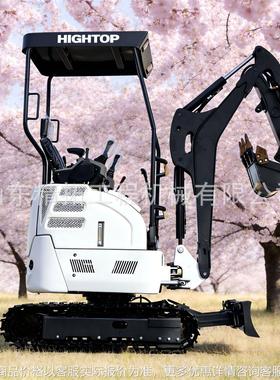 2.2吨挖土机1tons挖掘机符合CE认证玻璃驾驶室破碎锤工地多用挖机