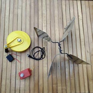 农用风车配件农机农业机械风选机扇叶片手摇盘调速器开关电容配件