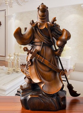 招财镇宅关公摆件客厅桌面关公像武财神佛像关羽高档礼品开业