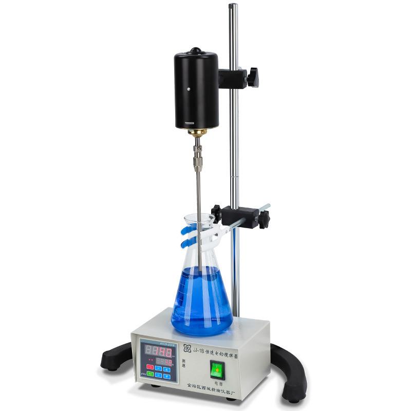 实验JJ-1A电动搅拌器60W100W200W试验室悬臂式增力搅拌机
