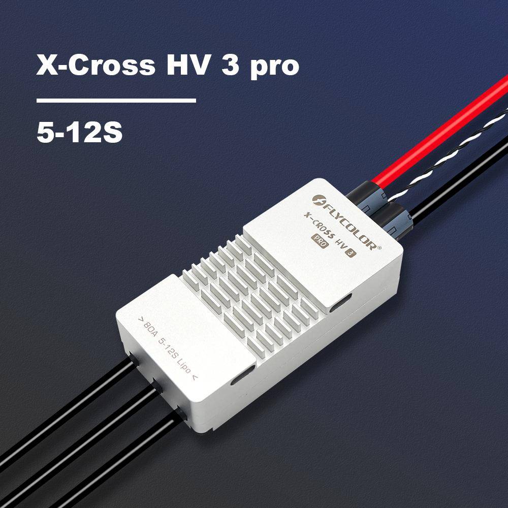 X-CrossHV3Pro多轴电调60A80A可回传数据5-12SBL-32