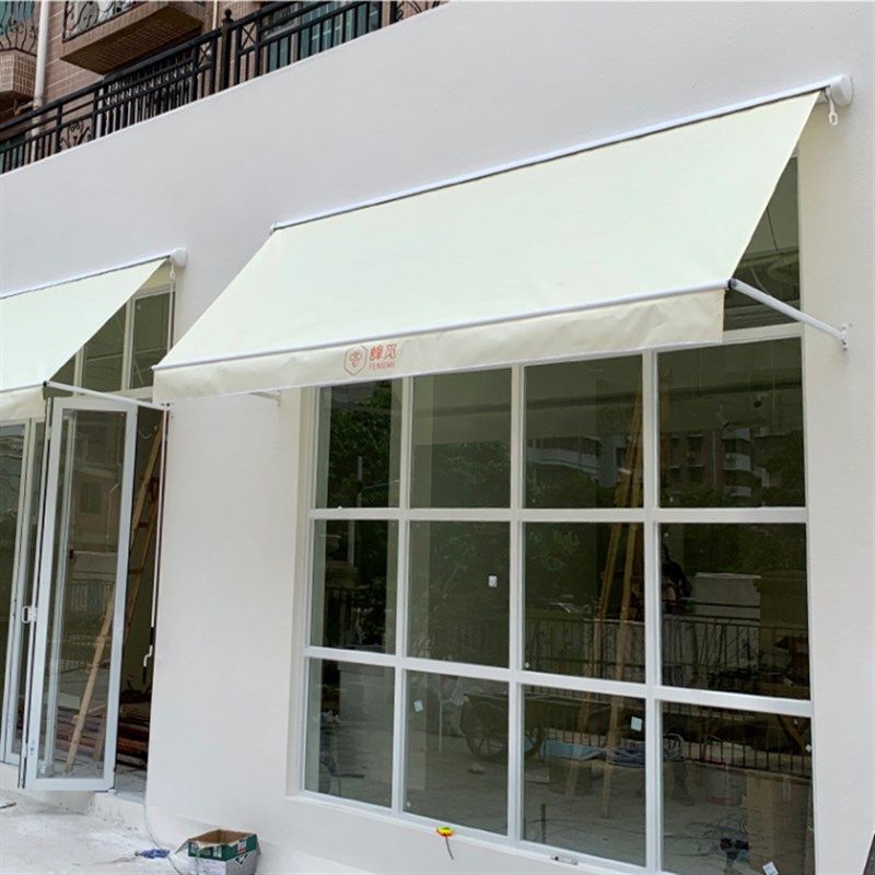 厂家定做欧式曲臂式伸缩雨棚咖啡店门头摆臂遮阳篷固定棚曲遮雨蓬,户外/登山/野营/旅行用品,遮阳篷/雨篷/车篷/广告篷,淘宝优惠券,粉丝福利购,淘宝优惠卷