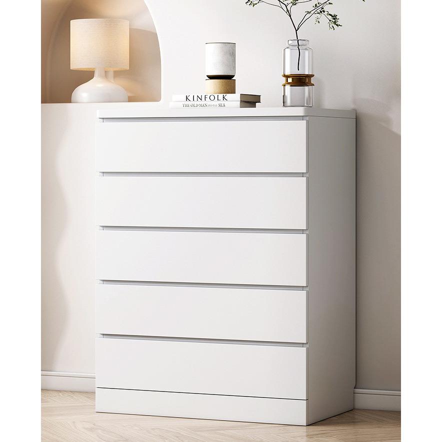 斗柜五斗柜卧室现代收纳床尾柜奶油风客厅靠墙储物柜大容量抽屉柜