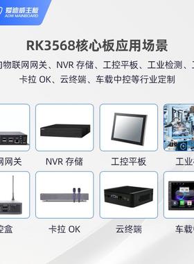 瑞芯微RK35684核arm架构工控平板边缘计算车载中控工业主板